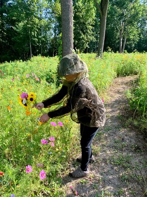 Tamara Stopinski Picking Wild Flowers
