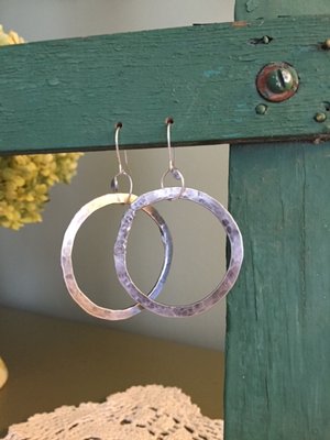 Earrings With Circle Design